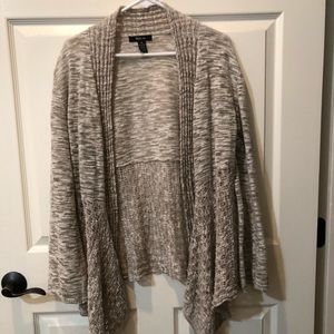 Style & Co. tan and cream sweater